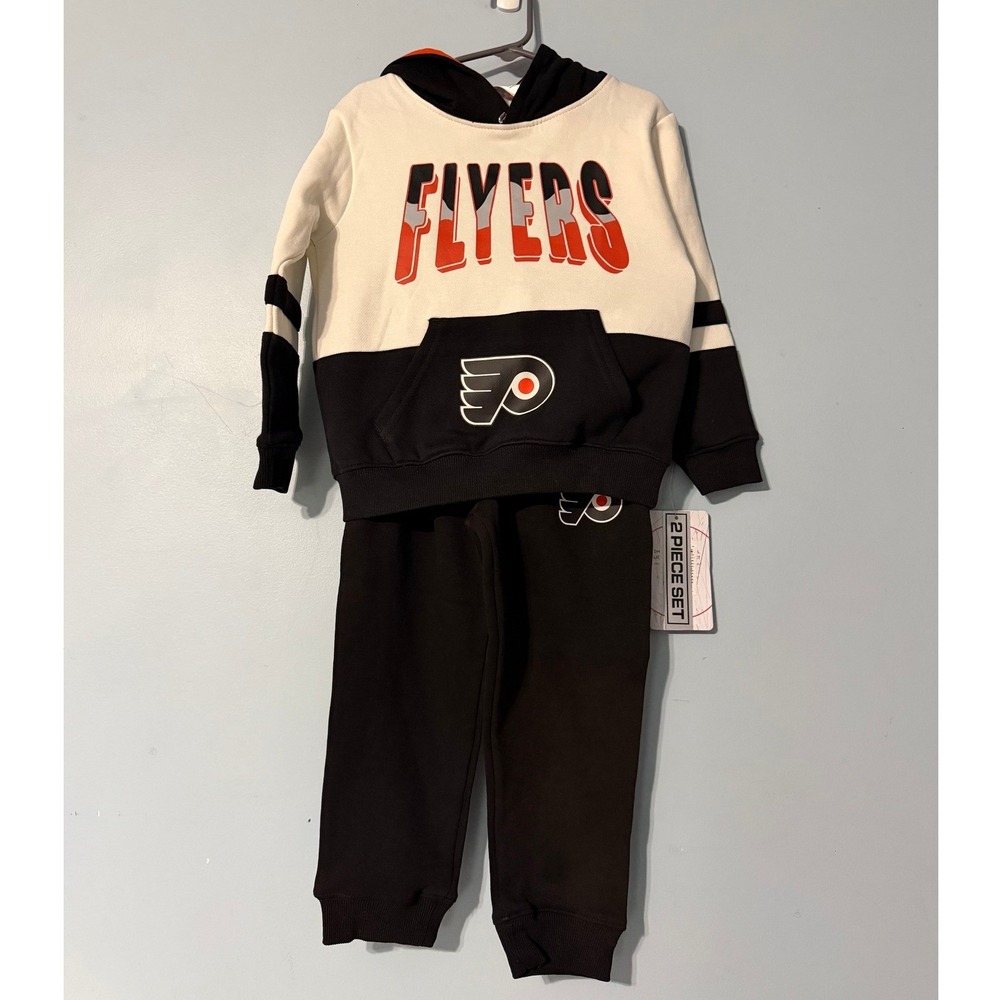NHL Kid's 4T Philadelphia Flyers 2 Piece Hoodie and Joggers Set 2539